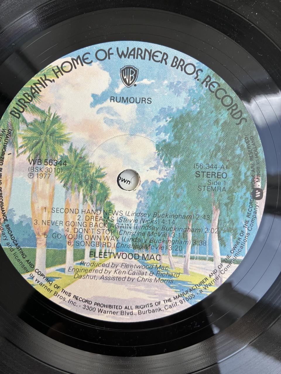 Fleetwood Mac Rumours Lp