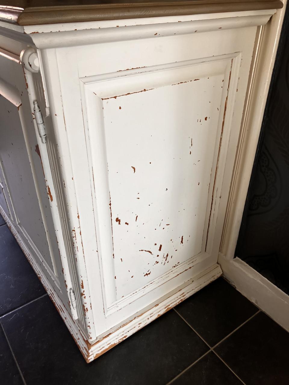 Grenen dressoir met lades en kastjes