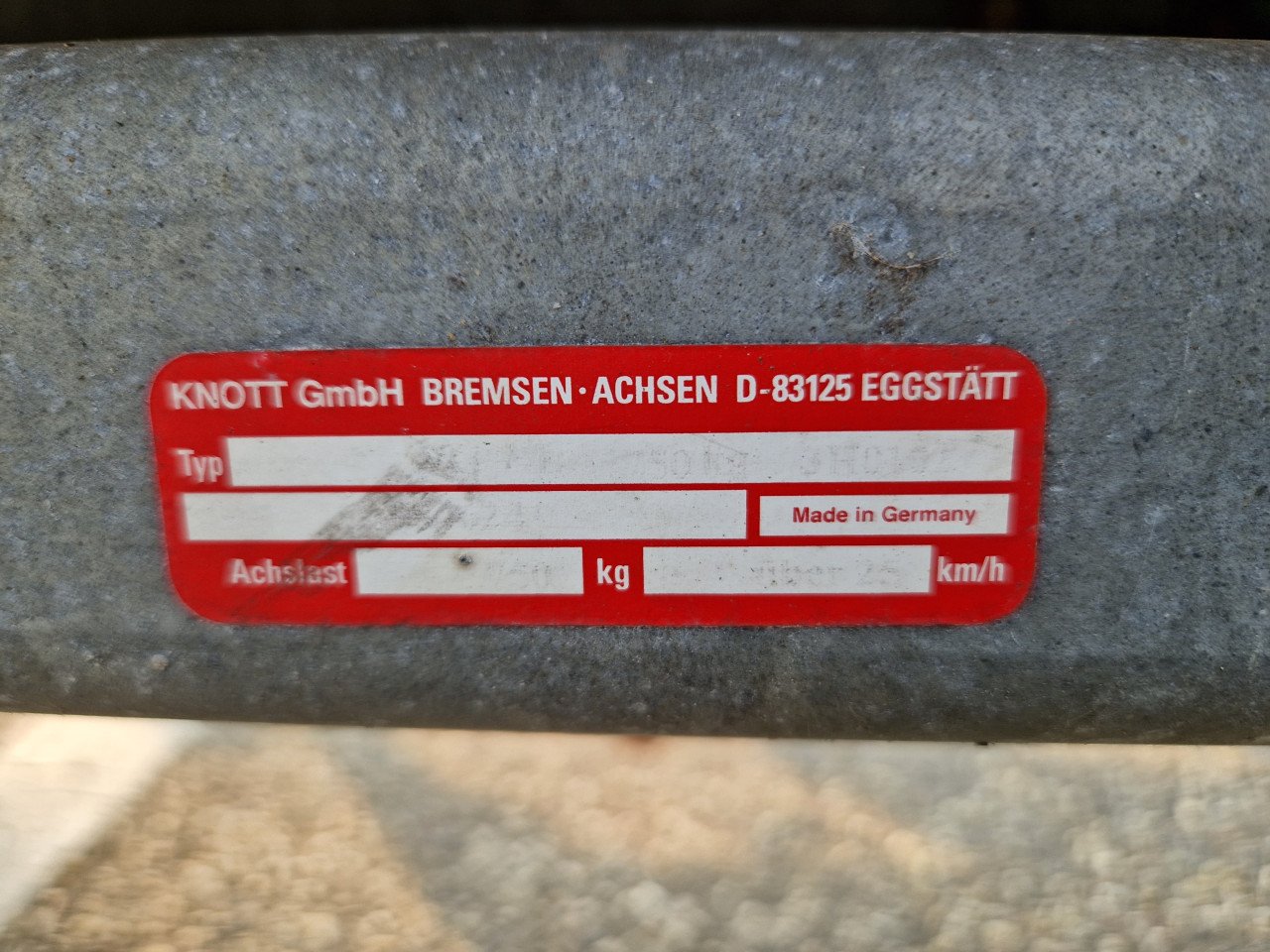 Boottrailer Atlas trailer met 750 kg Knott as 4.50 meter
