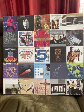 Simple Minds limited edition print