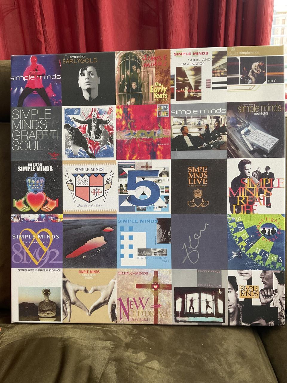 Simple Minds limited edition print