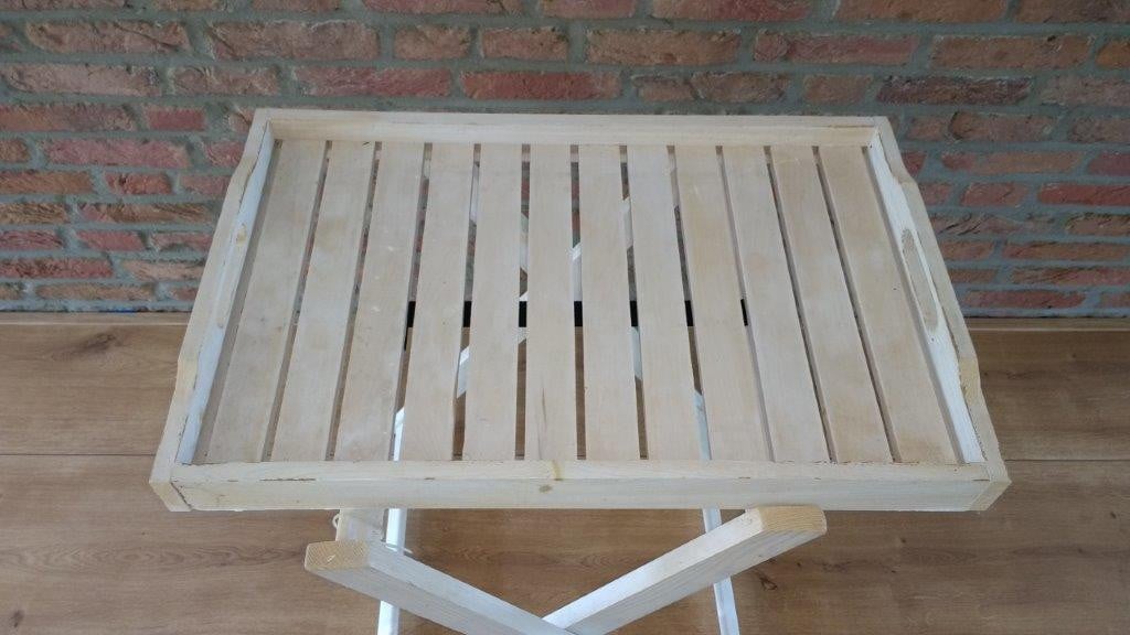 Z.g.a.n. witte butlertray met afneembaar dienblad
