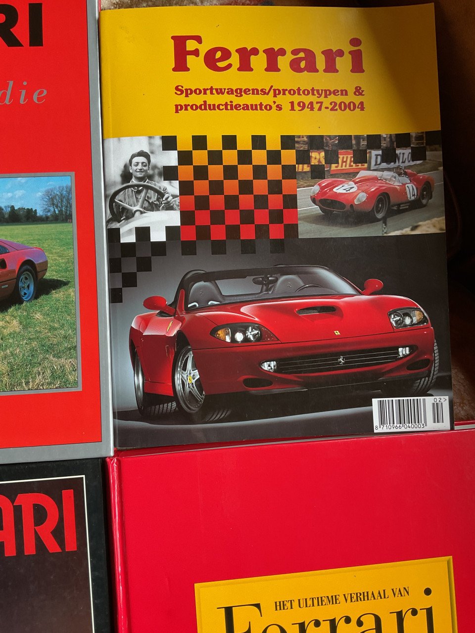 Ferrari boeken 4 st.