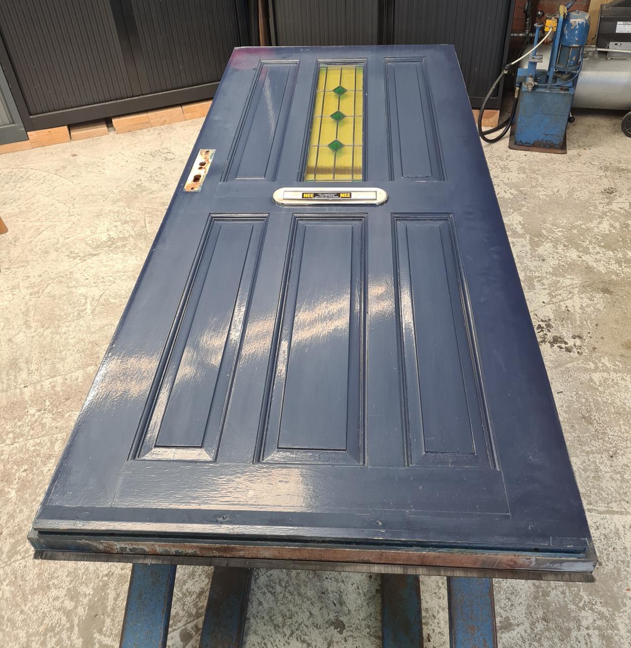 Merbau voordeur 209x92,5 cm zware degelijke kwaliteit