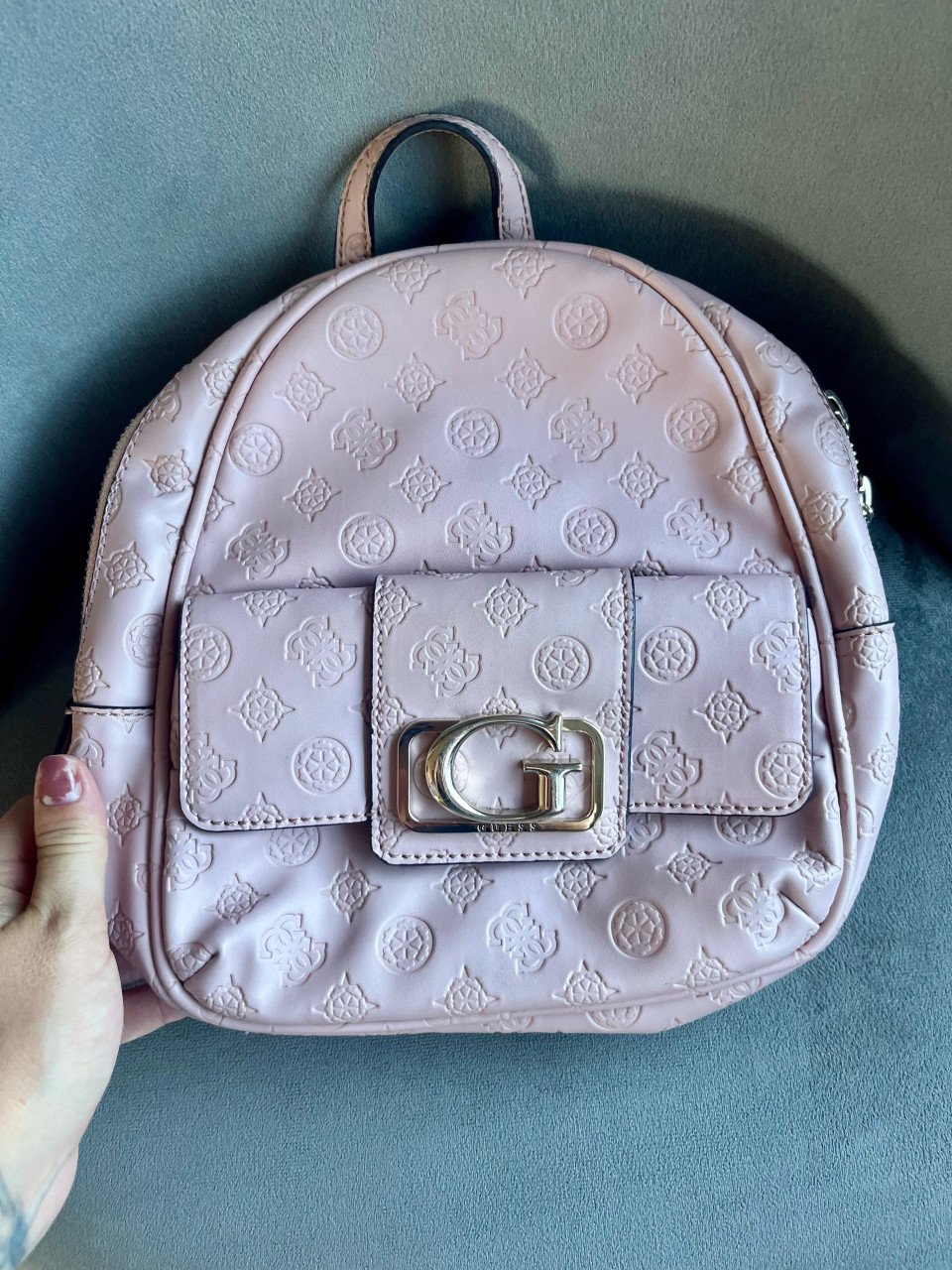 Guess rugtas licht rose