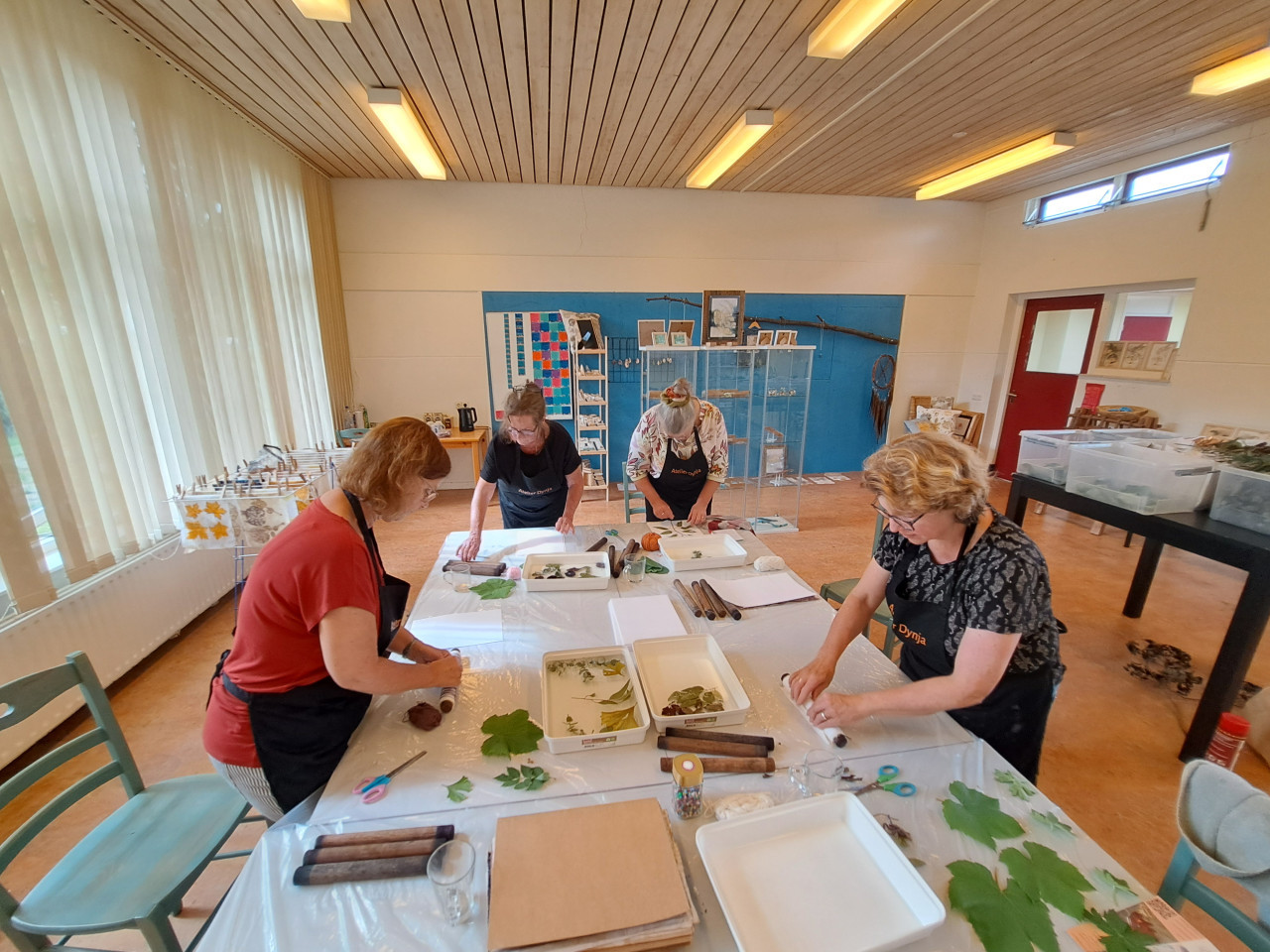 Ecoprinten workshop vrijdag 2 mei Noordgouwe