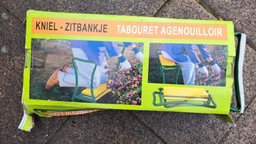 Kniel- zitbankje