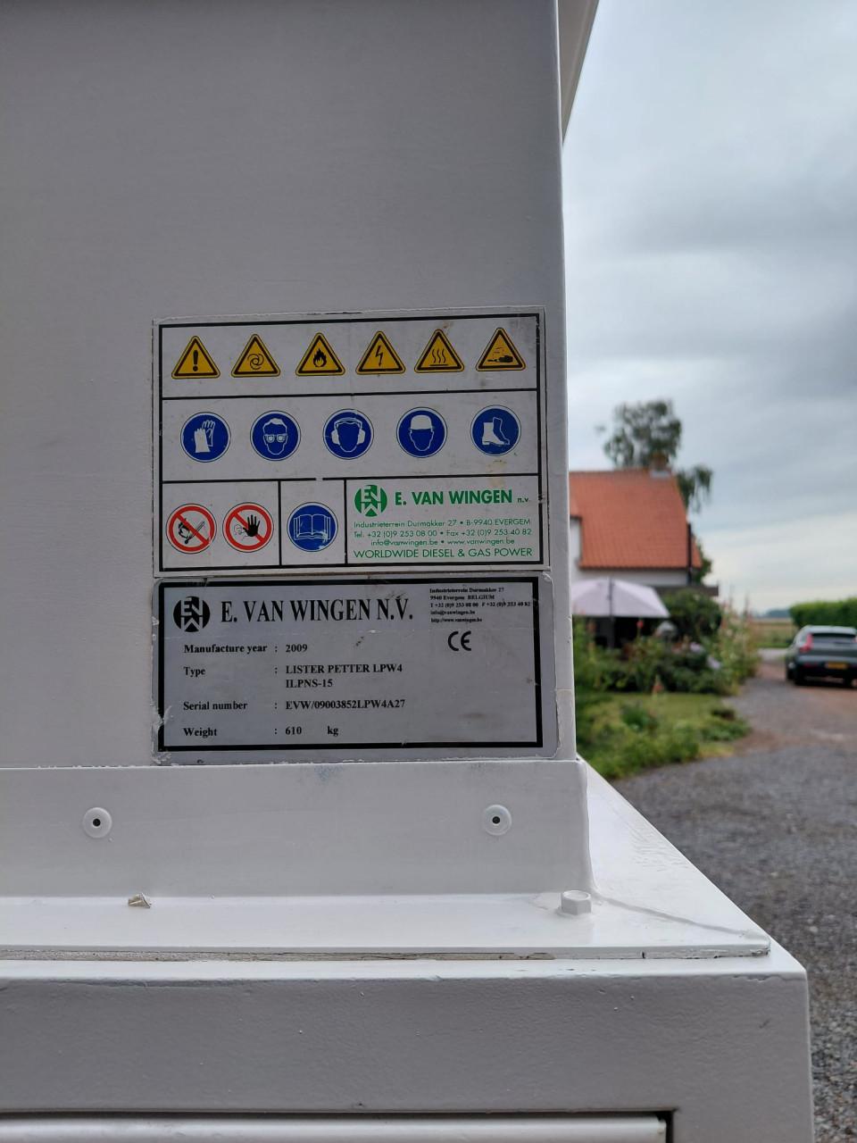 15 KVA Stamford aggregaat