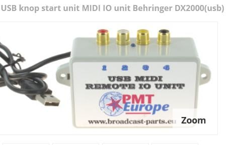 Behringer DX2000 USB en faderstart