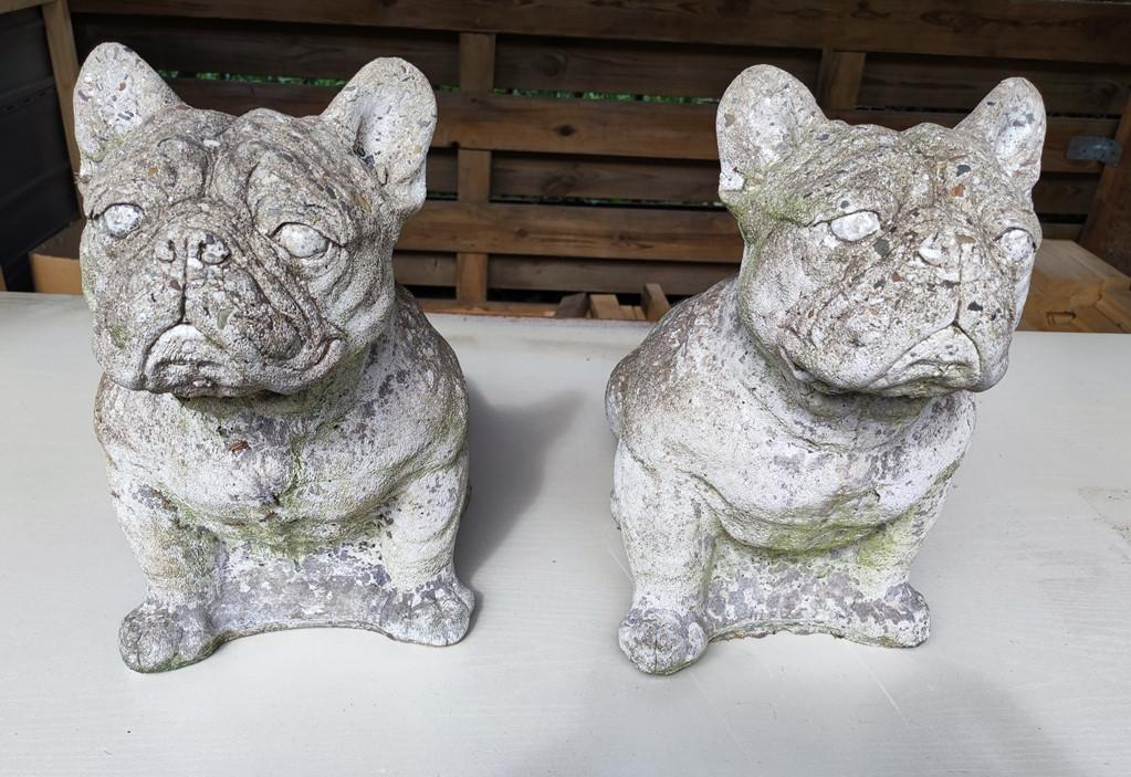 Tuinbeeld franse bulldog