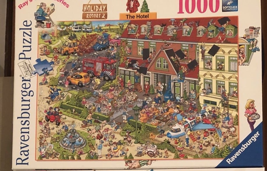 Puzzels Van Haasteren, Ravensburger Cartoon Comic 1000 stukjes