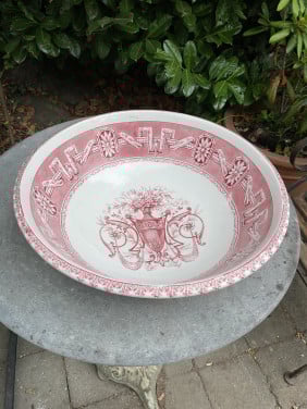 Brocante schaal Petrus Regout