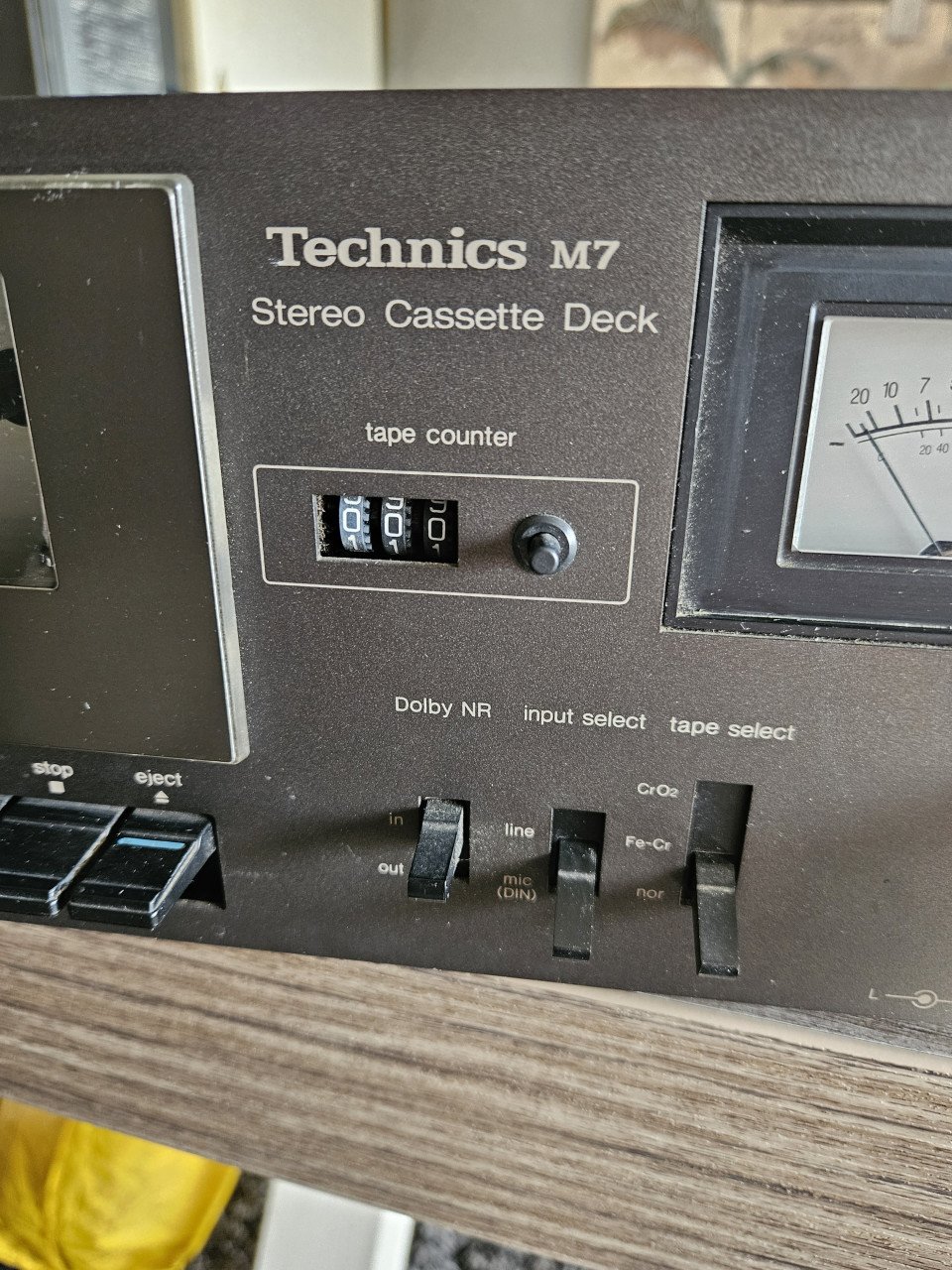 Vintage jaren 70 Technics  RS M7 cassettedeck...