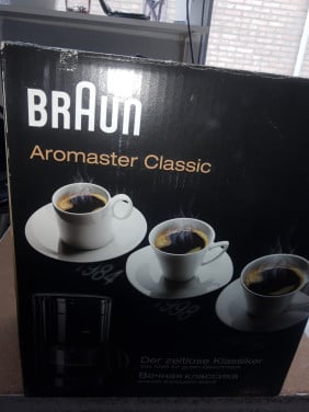 Braun koffiezet apparaat  12 kops   12,50