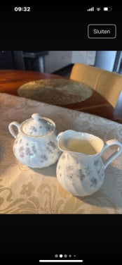 Suiker+ Melk kannetje van Wedgwood