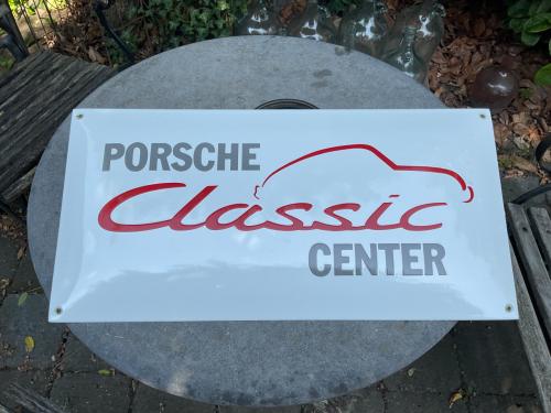 Porsche Classic Center emaille bord