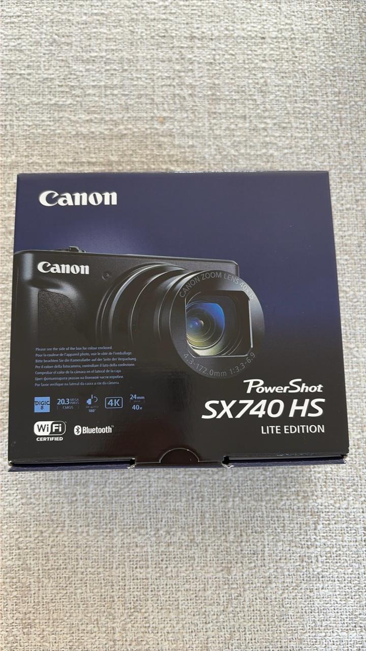 Canon sx740hs camera zwart