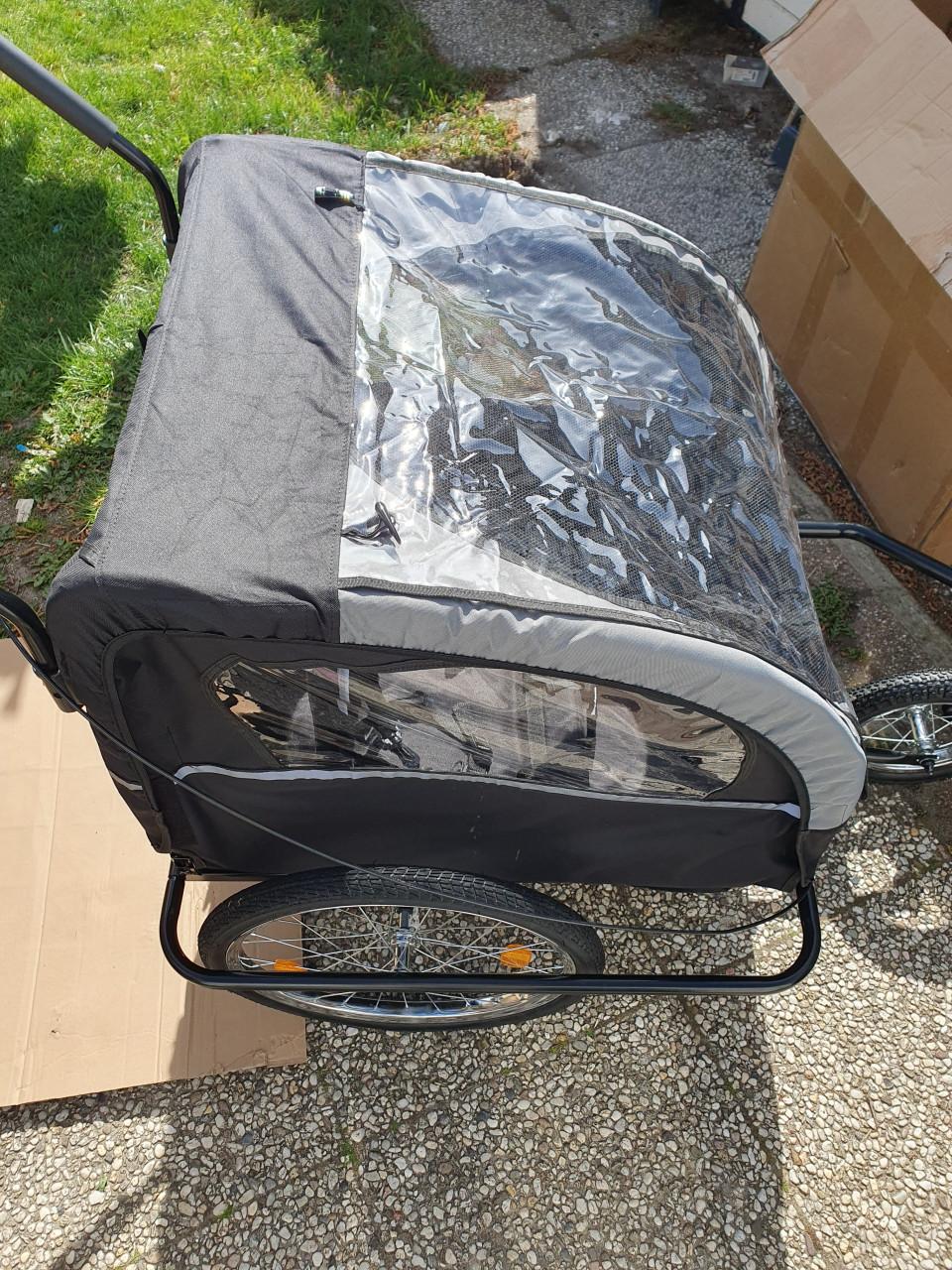 Outbee kinderfietskar 2in1 • fietskar + wandelwagen • buggy