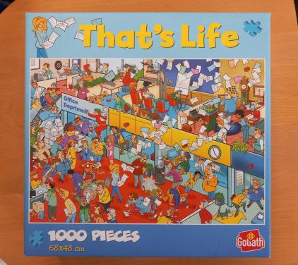 That's Life puzzel kantoor