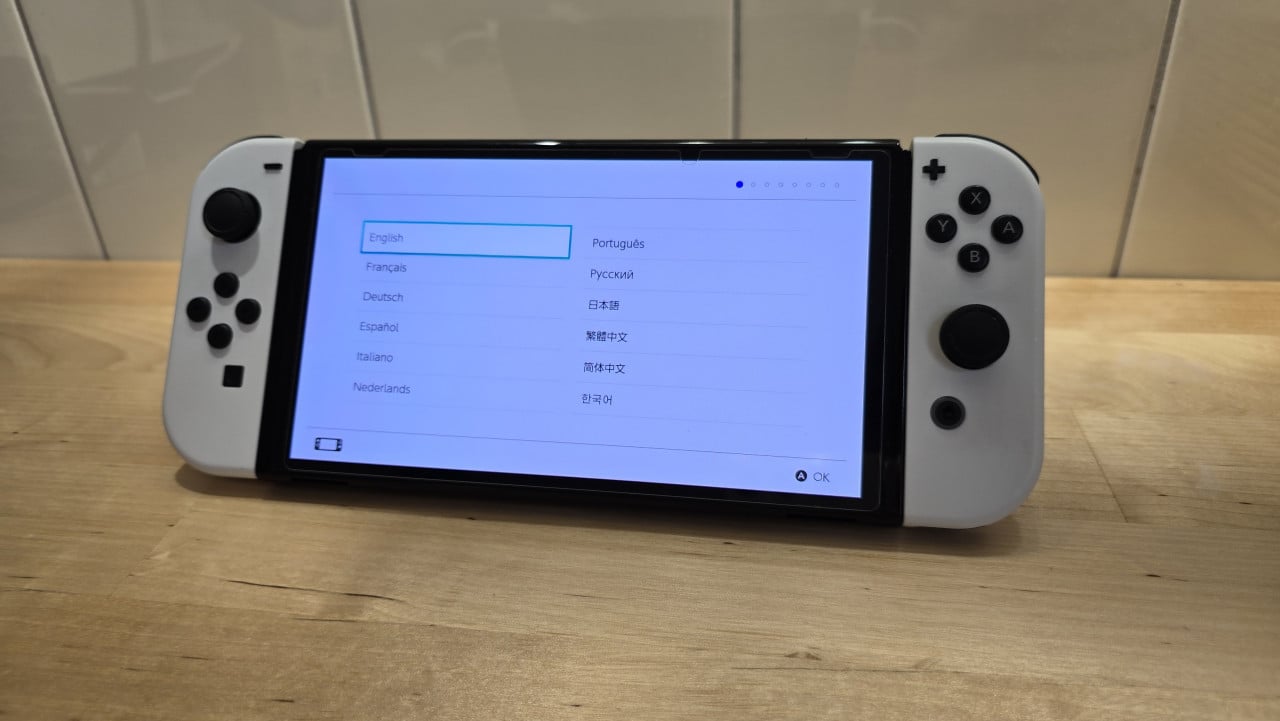 Nintendo switch Oled console game