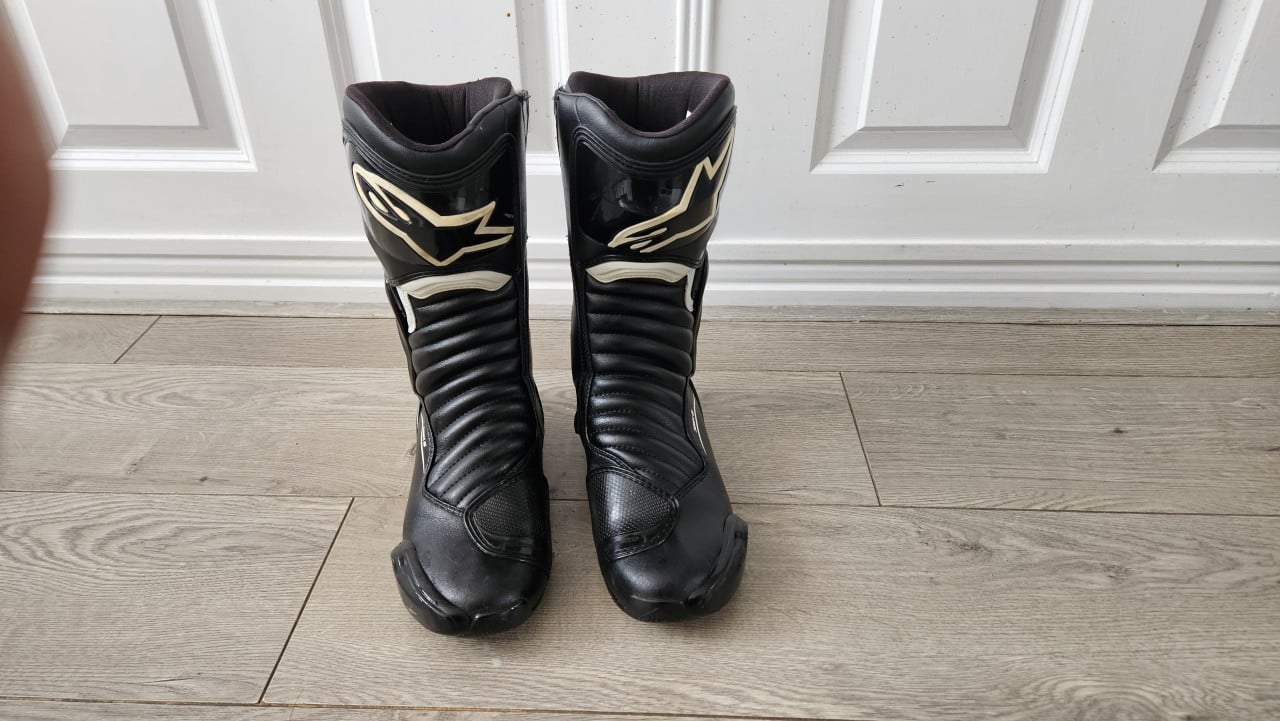 Alpinestars SMX-6 V2 motorlaarzen maat 42 – Zwart/Wit