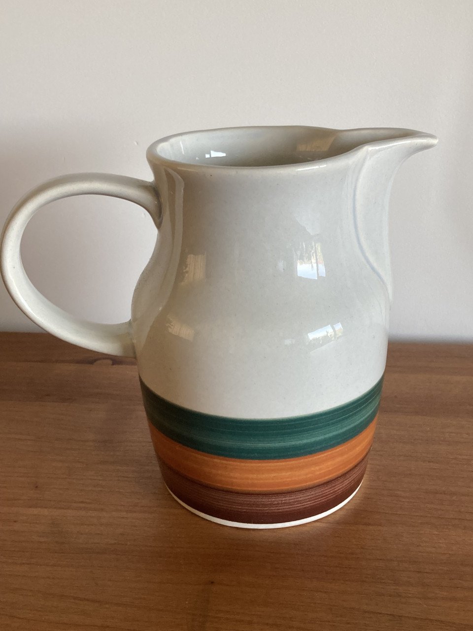 Vintage keramische kan Elsterwerda DDR - Mid-Century