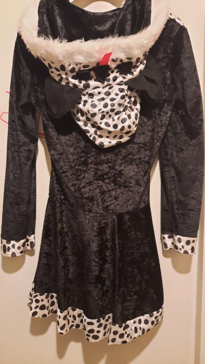 Carnaval dalmatier jurk met capuchon