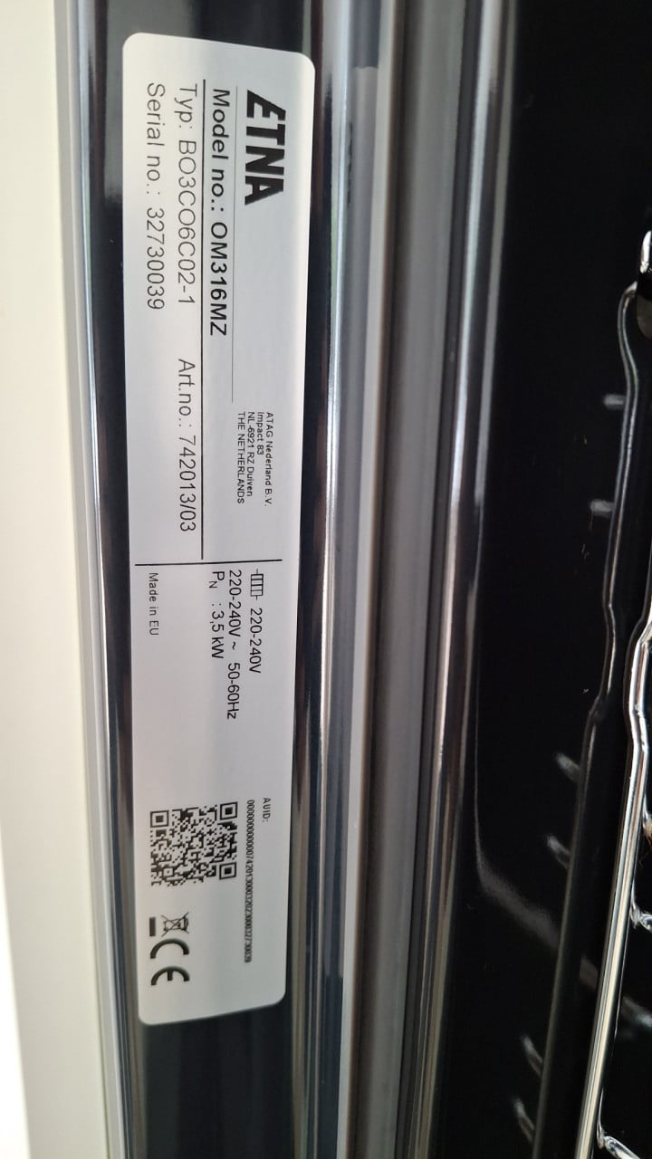 Inbouw oven