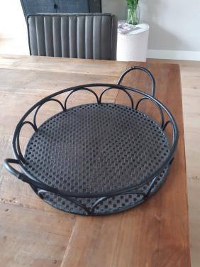 Decoratie dienblad zwart