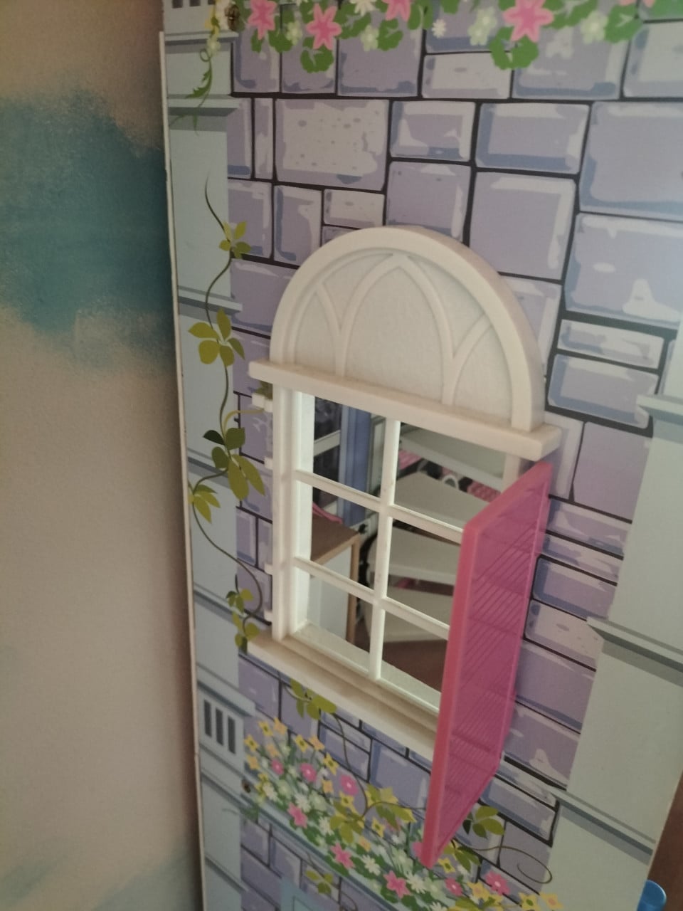Poppenhuis met toebehoren