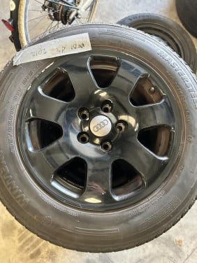 AUDI A3 LICHT METALEN VELGEN MASTERSTEEL WINTER+ WINTERBANDEN