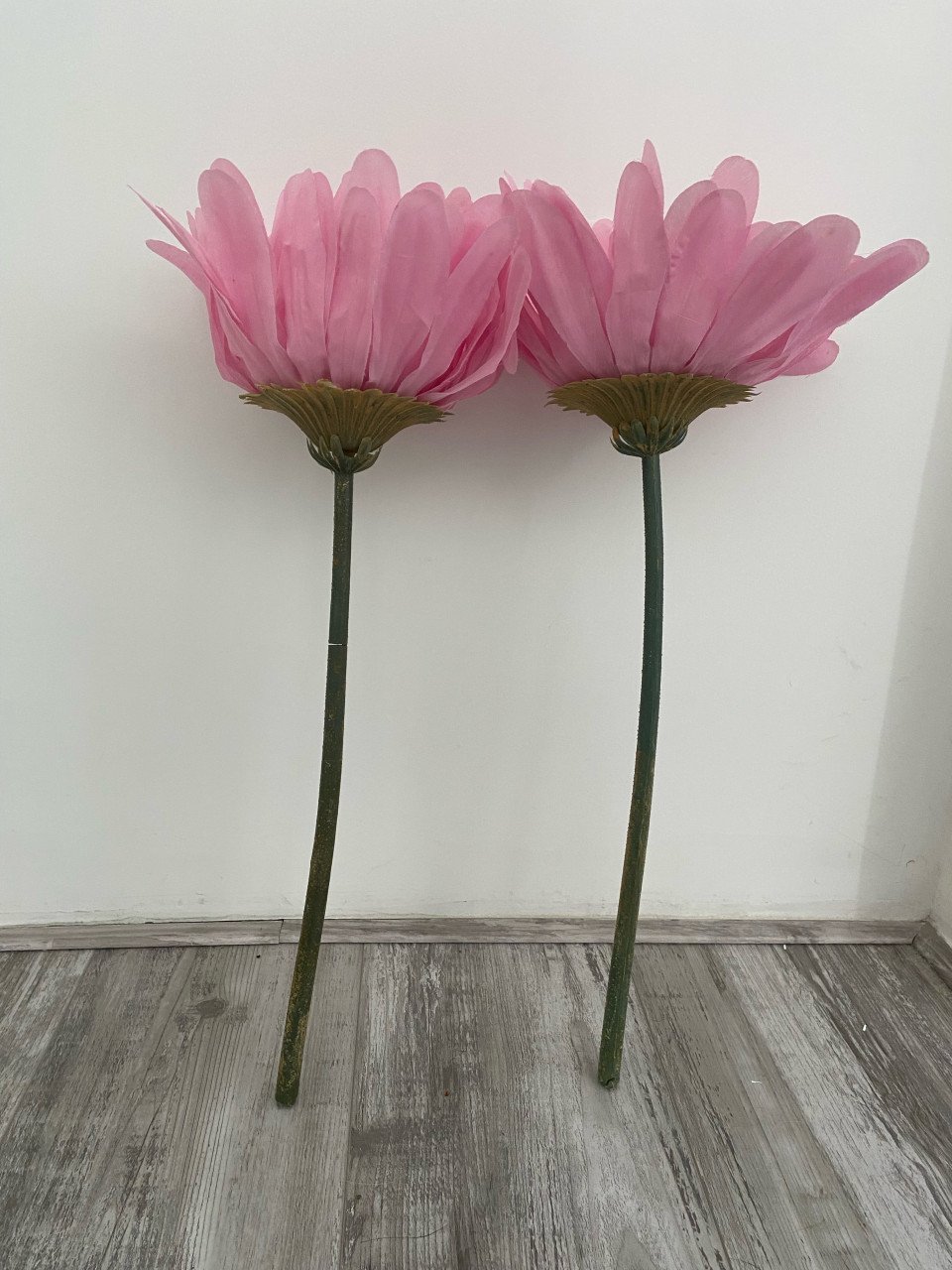 Roze bloemen 2 X