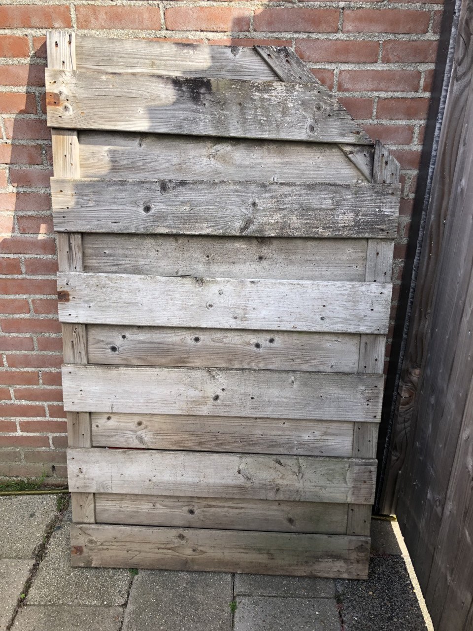 GRATIS Hillhout schuttingdeel