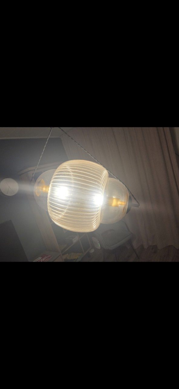 Glazen hanglamp