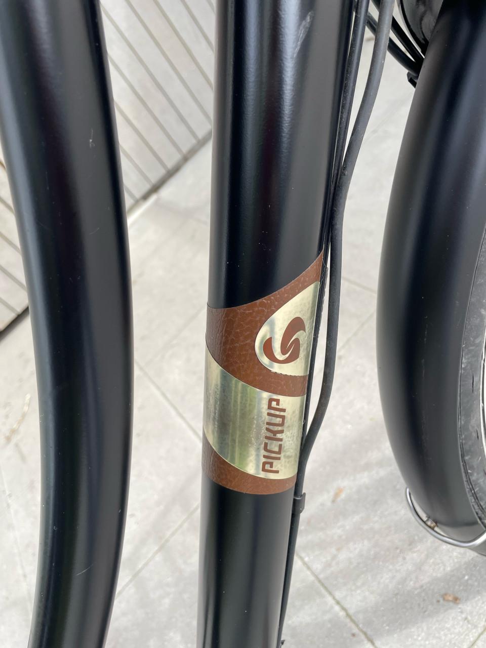 Elektrische damesfiets.