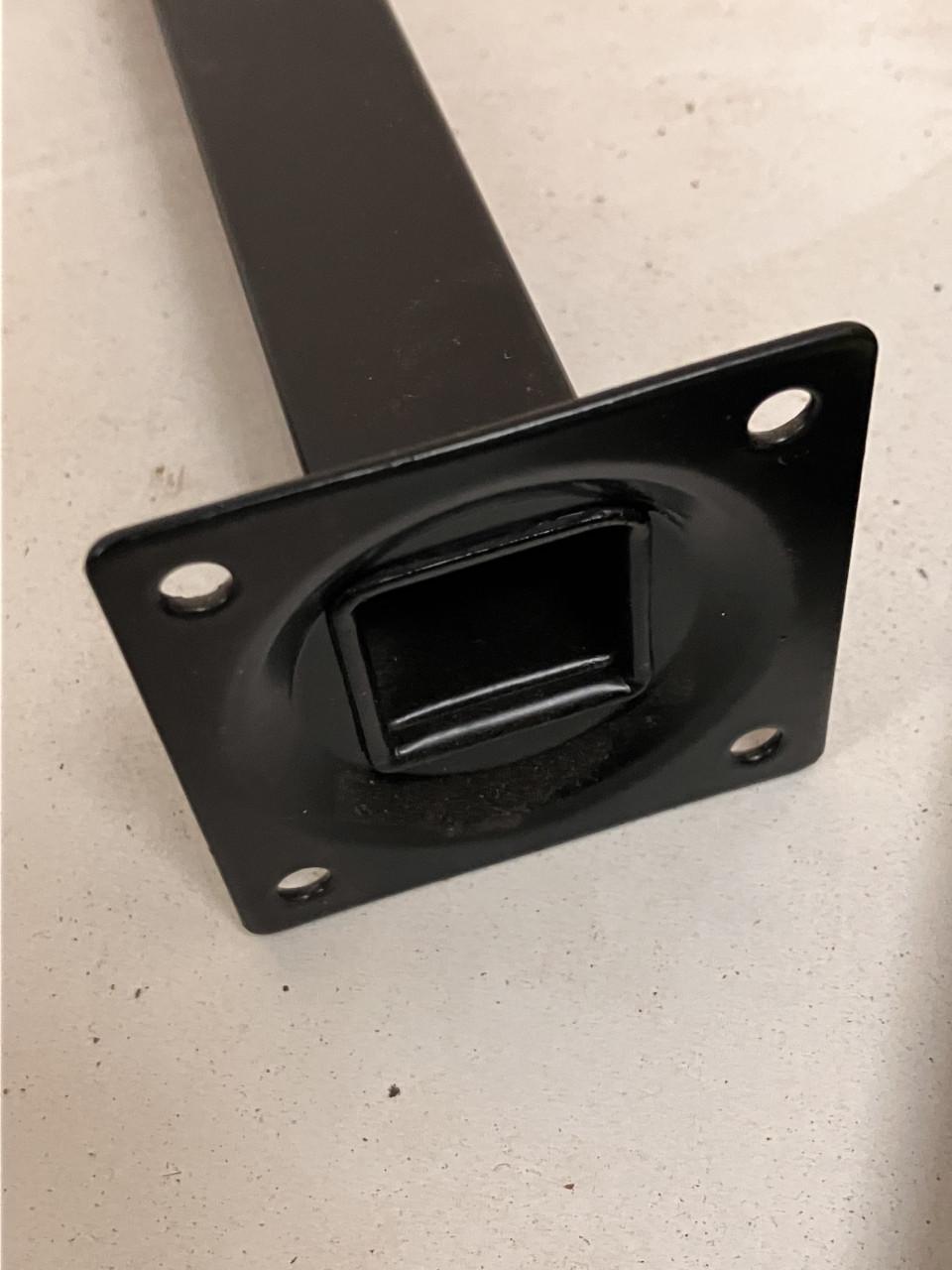 Tarrox meubelpootjes zwart | vierkant | 20 cm | nieuw in doos