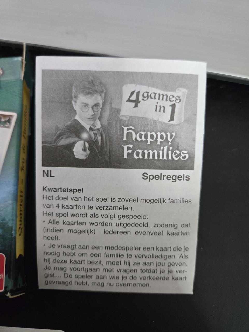 Harry Potter 4-in-1 kaartspel van Cartamundi,