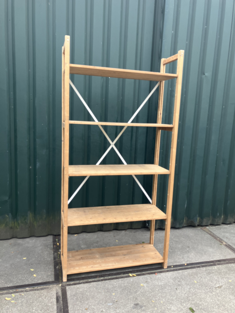 5 meter houten lundia stelling 40 cm diep