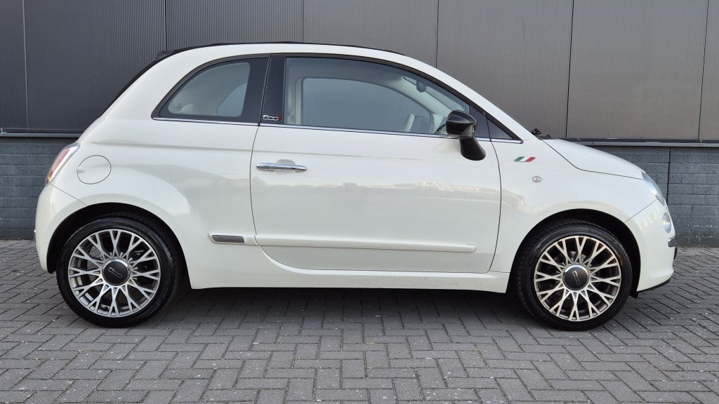 Fiat 500 C 1.2 lounge *cabrio*airco*parkeersensoren*lmv*ecc*