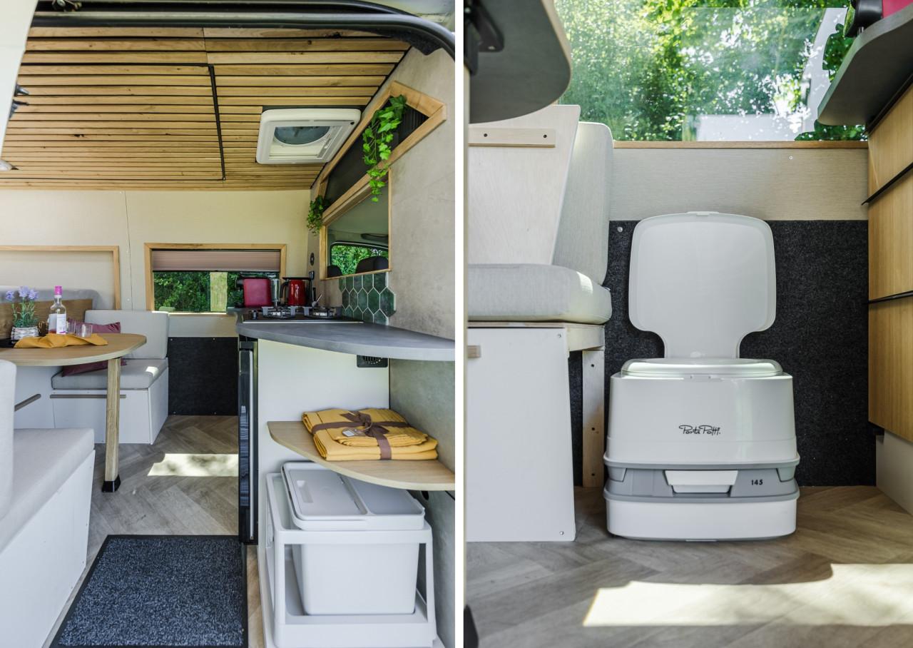 Unieke VW Crafter L2H2, Breedte bed, off-grid voorziening