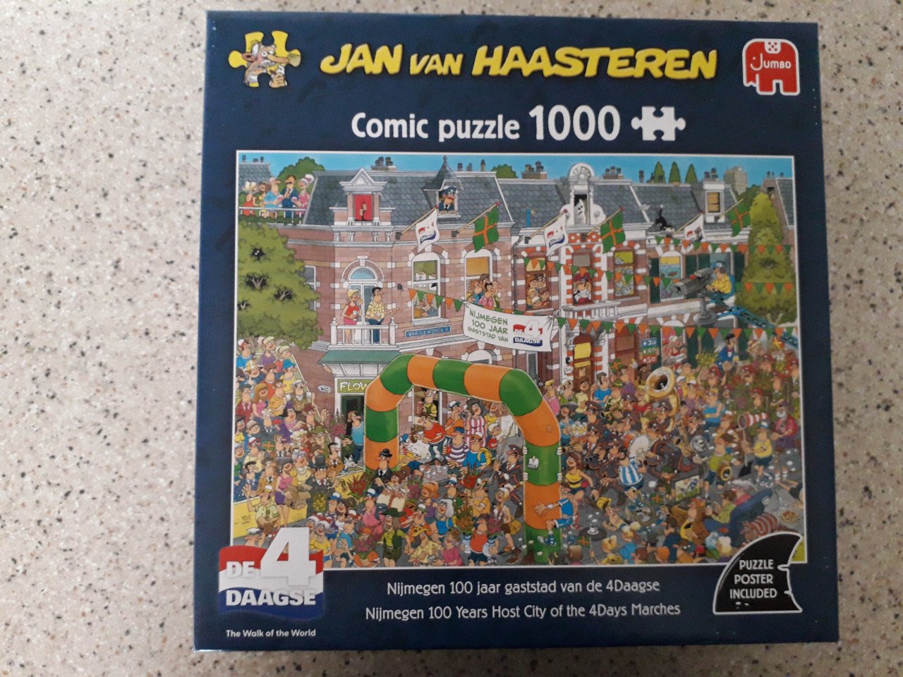 Jan van Haasteren puzzel: Nijmeegse 4 daagse.