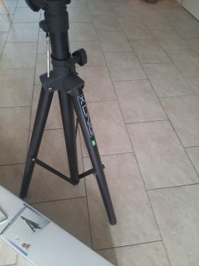 Driepoot statief voor schotel draaibaar