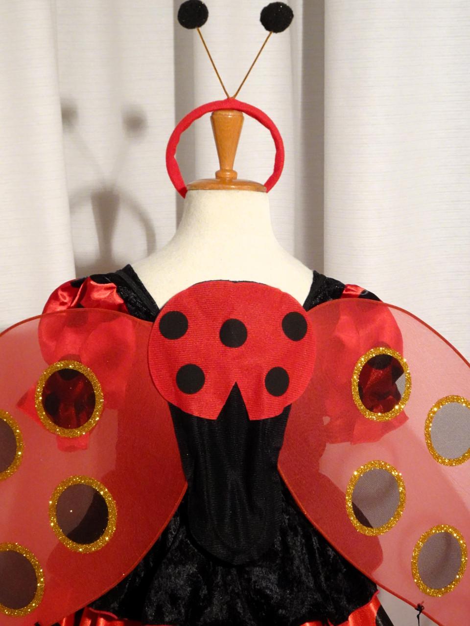 Nieuw Mt. 158-164 Lady Bug Lieveheersbeestje Jurk + Vleugels