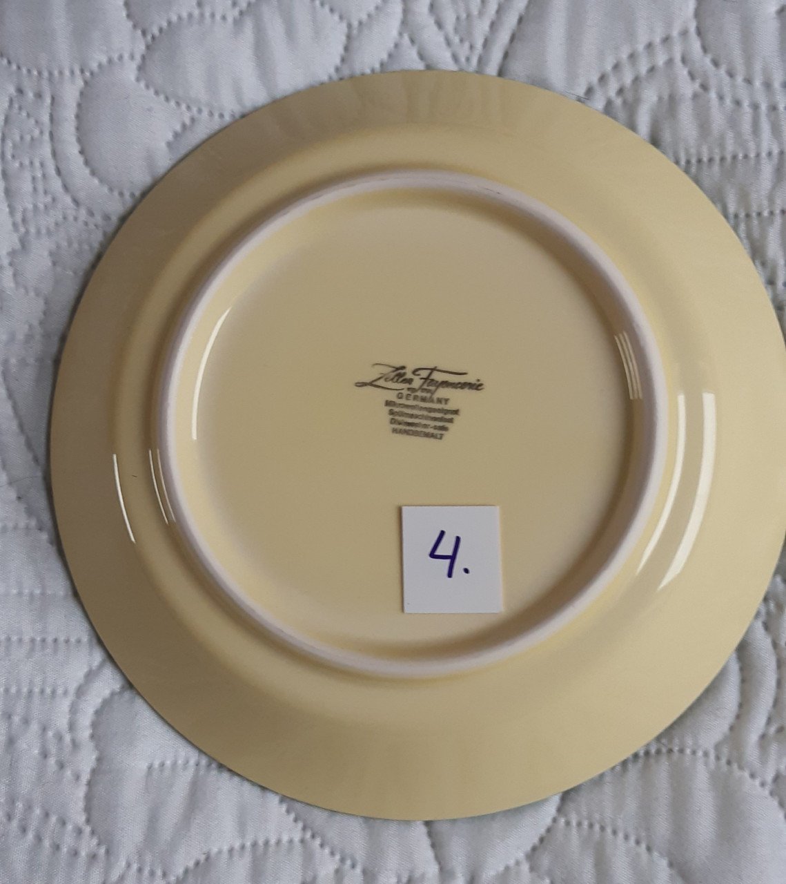 Kip en haan servies: 1 soepkop + 1 schotel