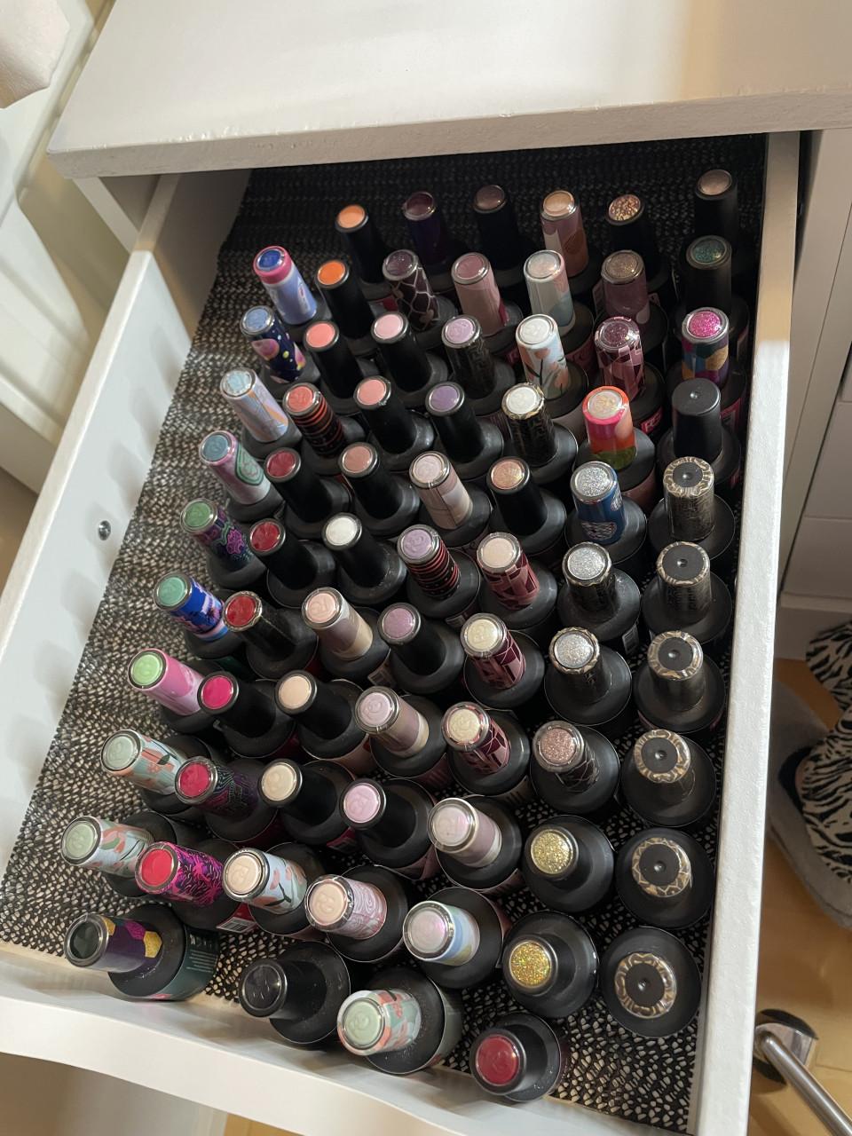 73 potjes pinkgellac!