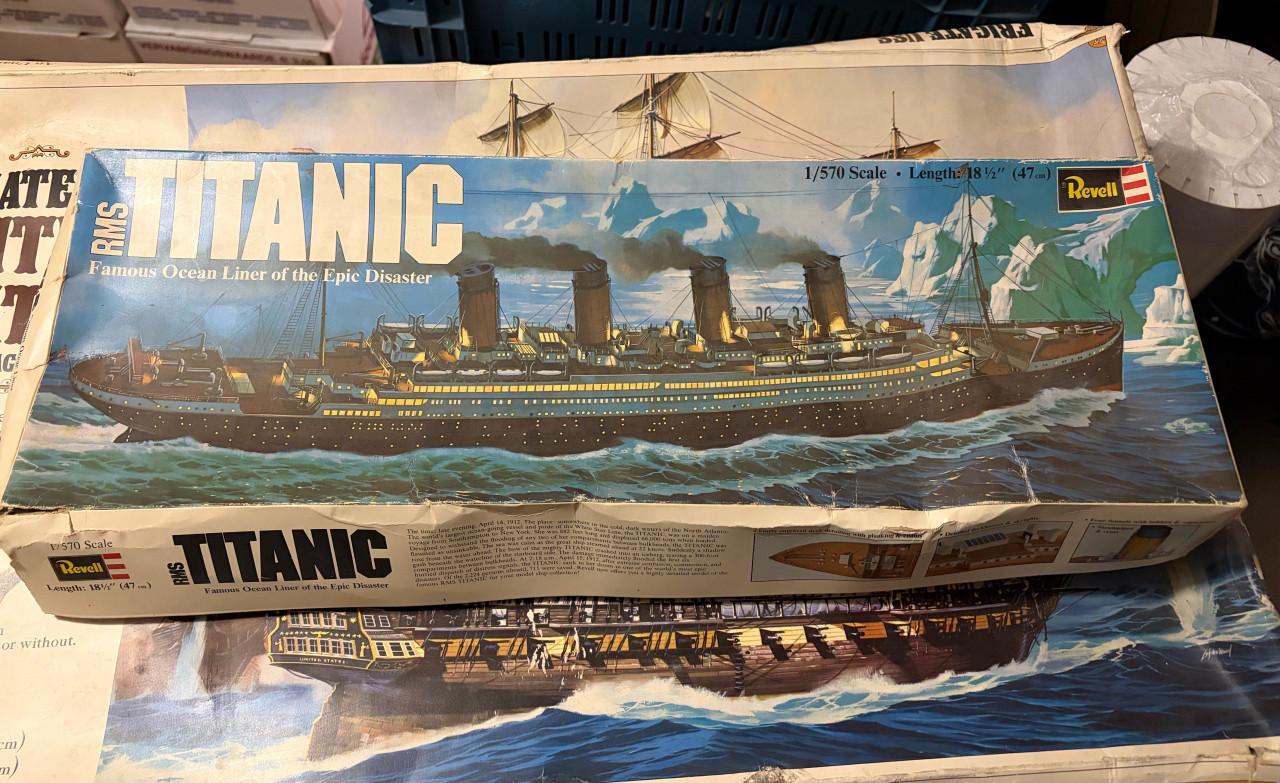 Oude Revell modelbouw schepen