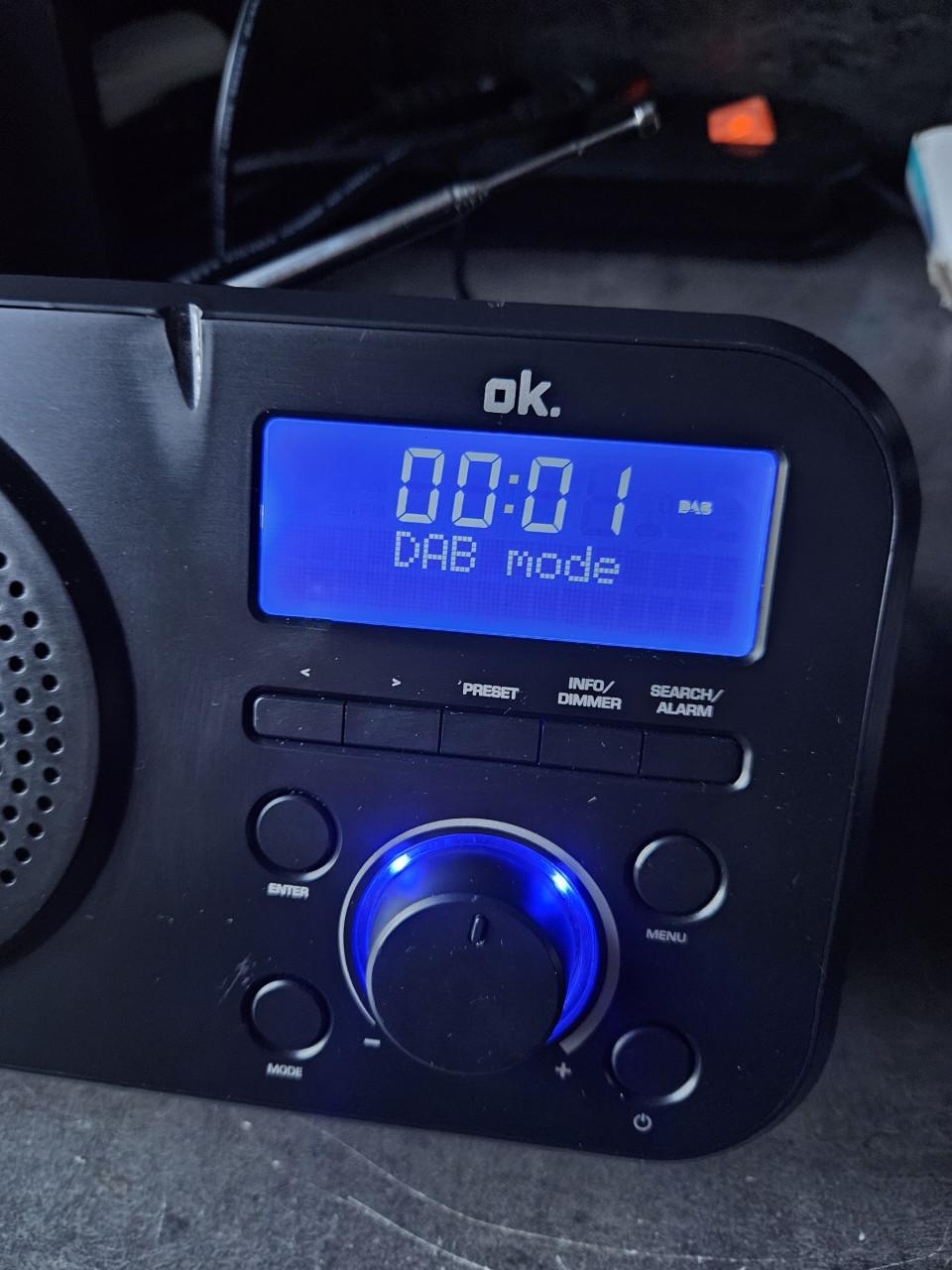 Portable Stereo DAB Radio ORD 210 DAB+ zgan nog