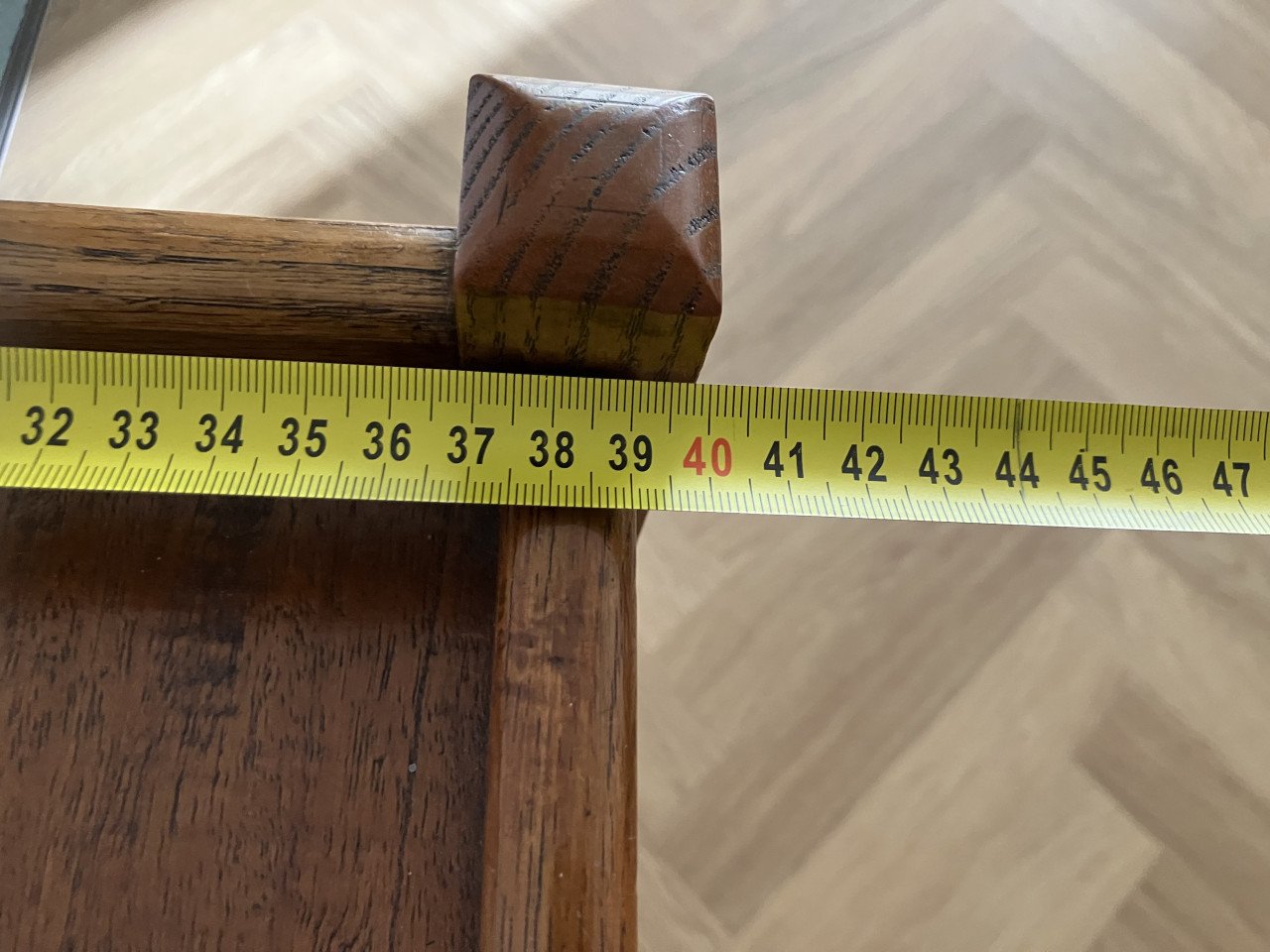 Bijzettafel met 2x lade 60x40
