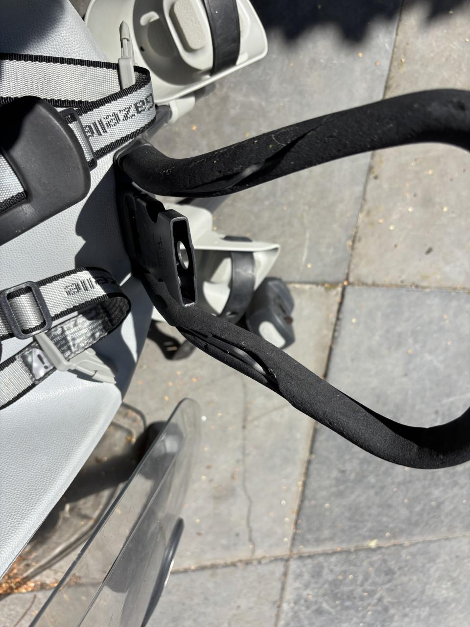 Yepp fiets kinderzitje voor incl windscherm en bevestigingsadapter