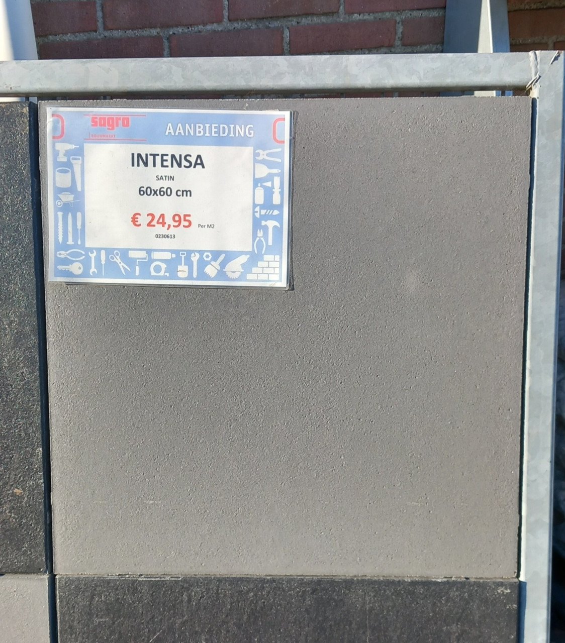 **BETONTEGEL INTENSA** 60X60CM PARTIJ (8)